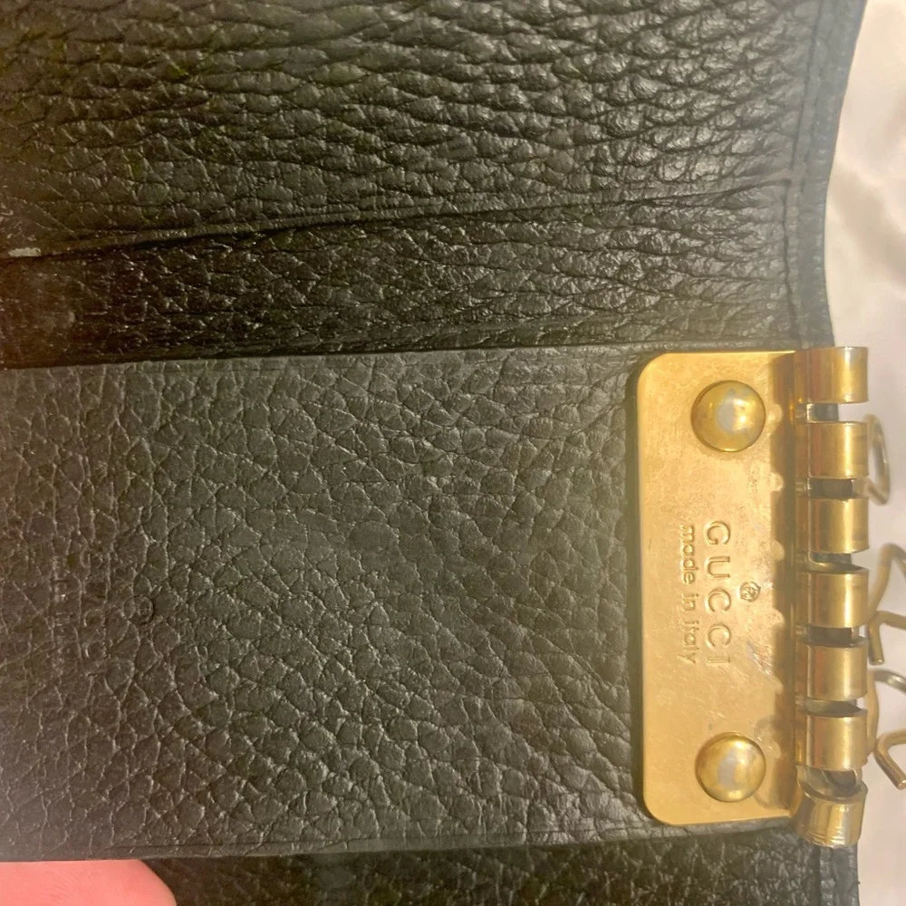 GUCCI GG Marmont Black Leather 6 Ring Key Case - Picture 10 of 16